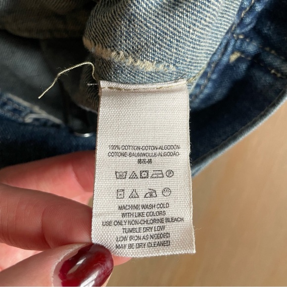 Free People Knit Hooded Denim Jacket - Picture 9 of 13